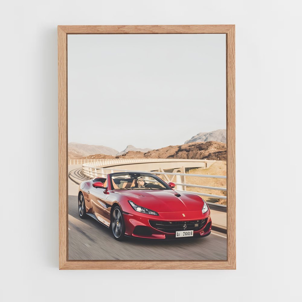 Poster Portofino de Vitesse – affiche Ferrari (vue 4)